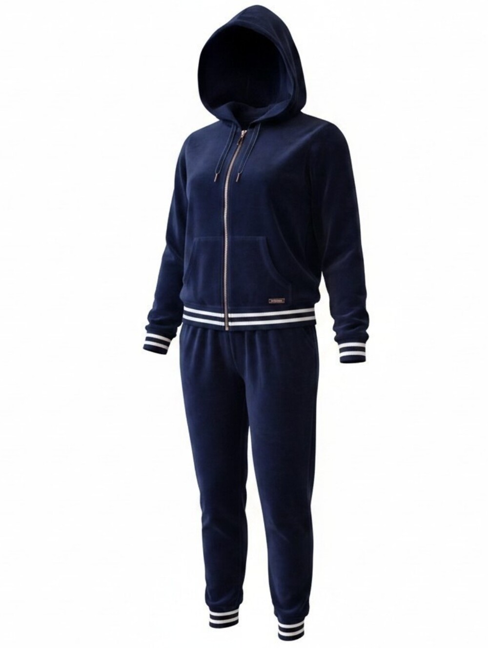 Betsy Johnson Performance Women’s size Velour Track Suit In Navy Blue Size M